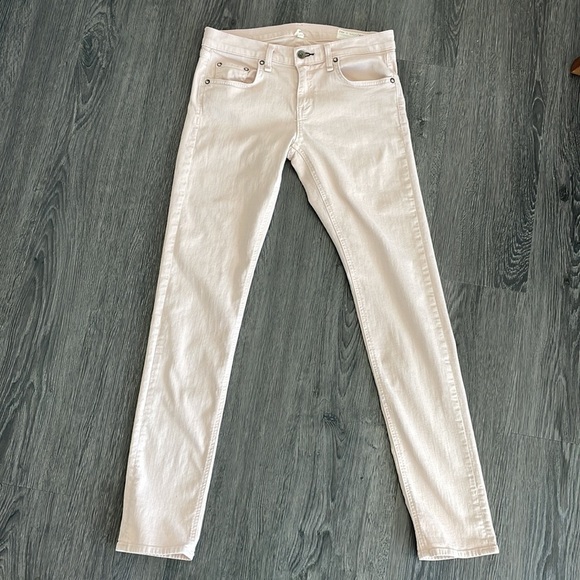 Sz26 rag & bone The Dre in Aged Pumice Low Rise Skinny Denim GUC - Picture 5 of 12